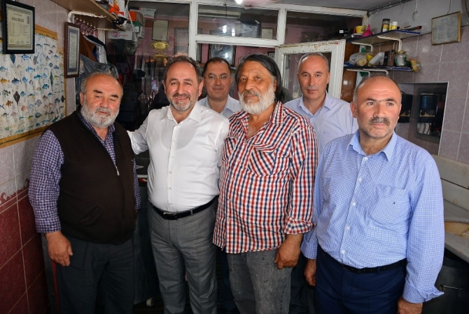 Murat Demir, İnebolu’da esnaf ziyaretinde bulundu
