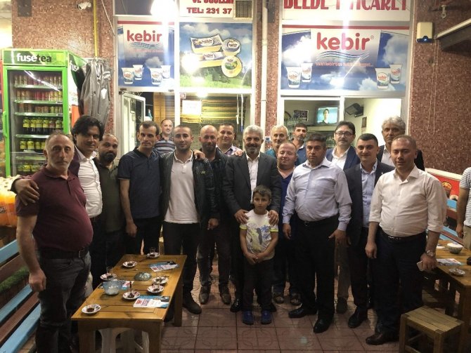 AK Parti Trabzon milletvekili adayları seçim çalışmalarını sürdürüyor