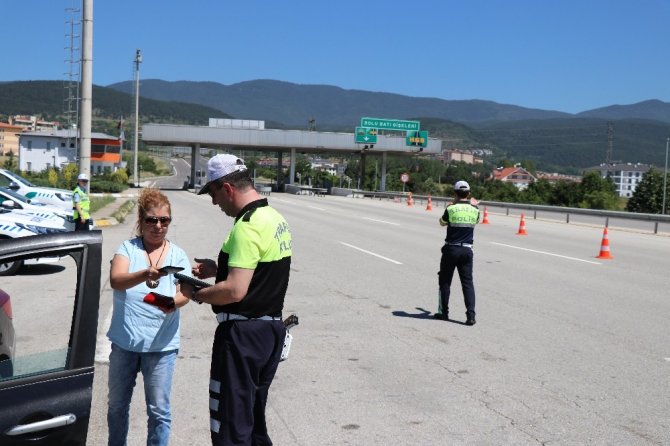 Bolu'da bayram öncesi trafik önlemleri alındı