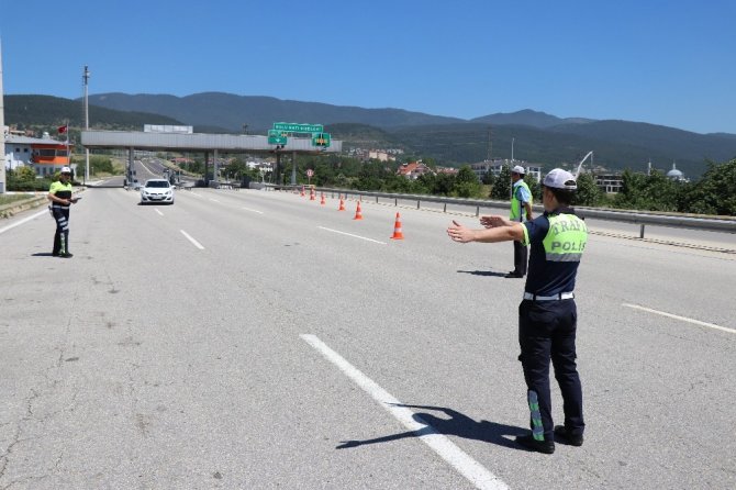 Bolu'da bayram öncesi trafik önlemleri alındı