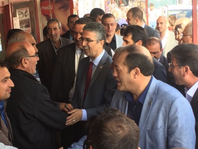 MHP Erzurum İl Başkanlığı Aşkale İlçesinde miting düzenledi