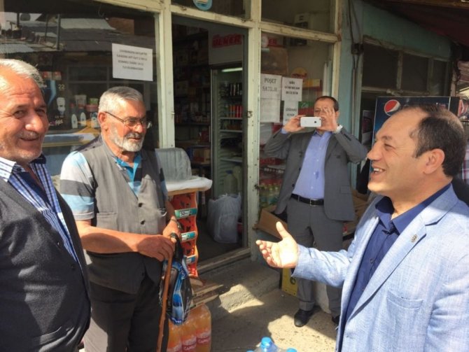 MHP Erzurum İl Başkanlığı Aşkale İlçesinde miting düzenledi
