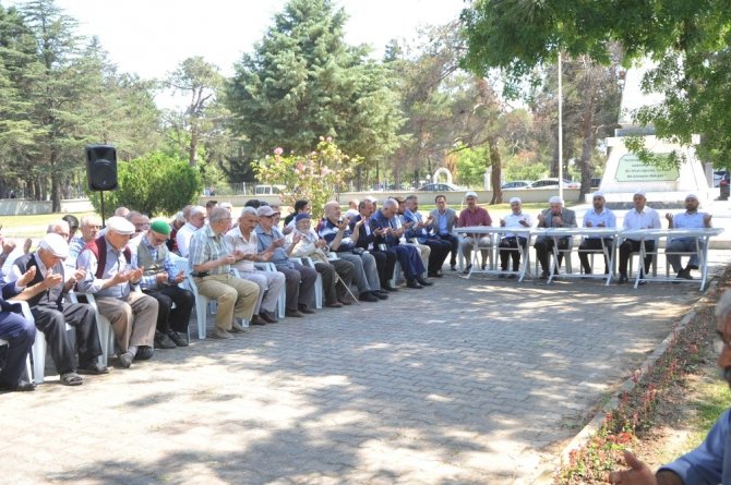 Samsun Bafra’da şehitler Ramazan Bayramında dualarla anıldı