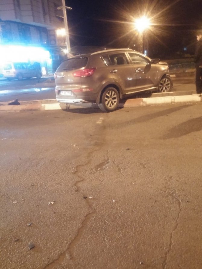 Kars’ta trafik kazasında 1 yaralı