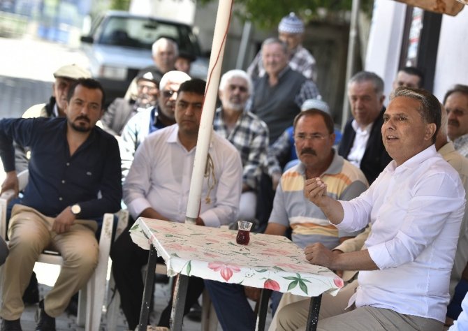 Başkan Ümit Uysal, Korkuteli’de