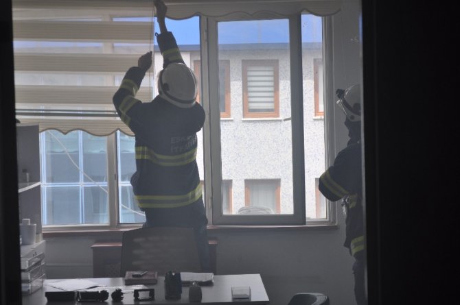 Eskişehir’de yangın paniği