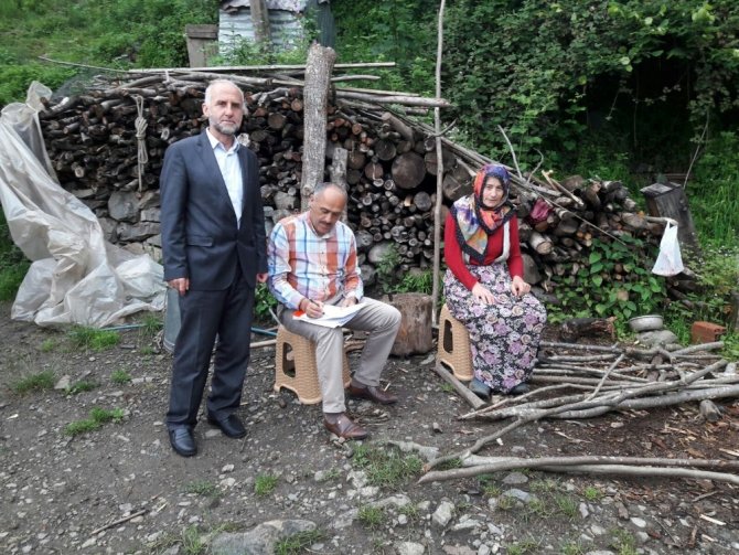 Trabzon'da 4 bin 395 aileyi ziyaret ettiler...