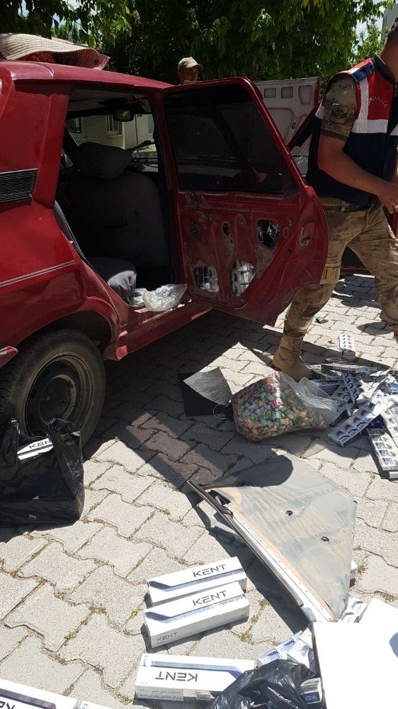 Van Muradiye’de kaçak sigara operasyonu