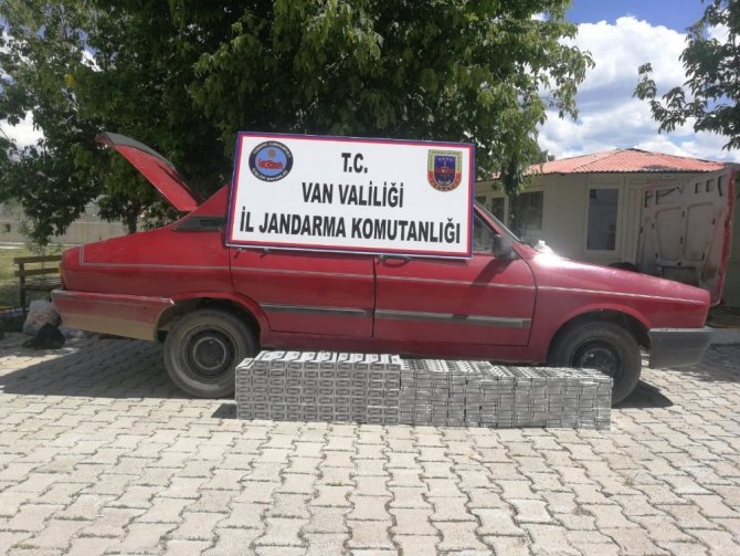 Van Muradiye’de kaçak sigara operasyonu