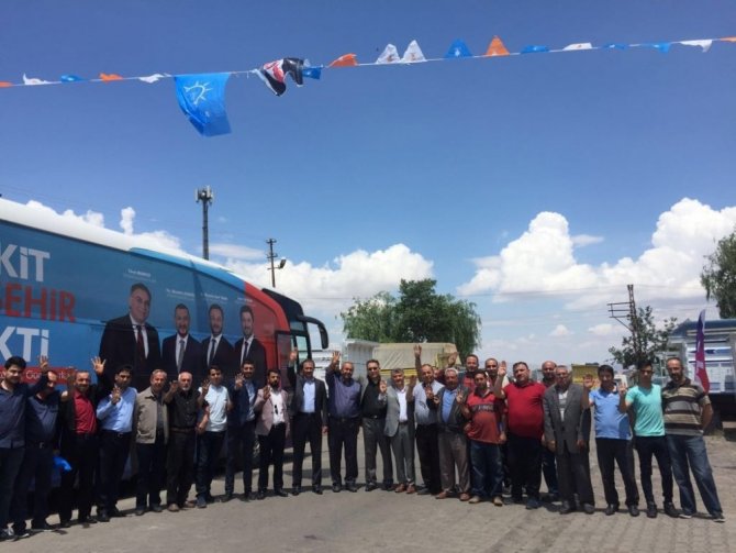 Yücel Menekşe sanayi esnaflarını ziyaret ediyor