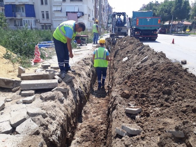 Manisa’da altyapı çalışmaları devam ediyor