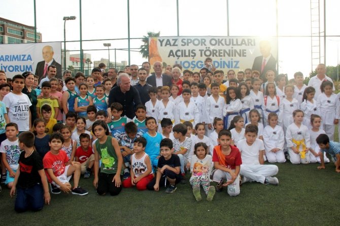 İskenderun Belediyesi Yaz Spor Okulları başladı