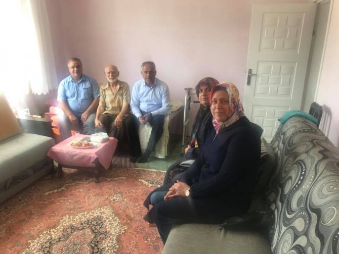 Başkan Yaman’dan hasta ziyaretleri