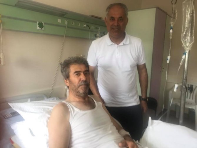 Başkan Yaman’dan hasta ziyaretleri