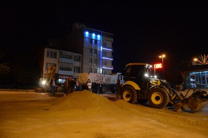 Bozüyük’te alt yapı çalışmaları