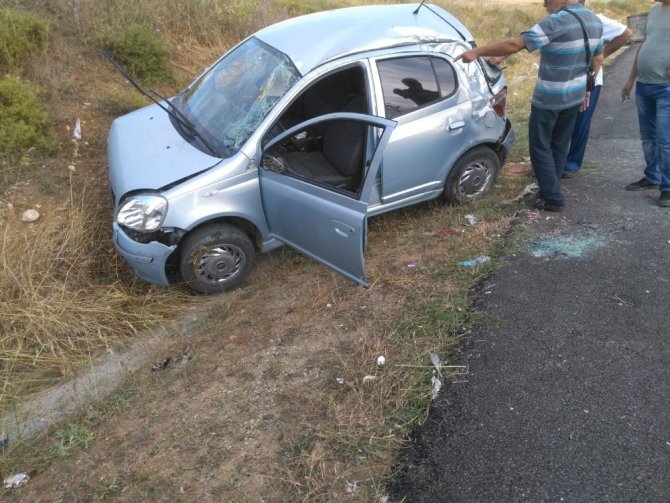Sinop’ta trafik kazası, kontrolden çıkarak savruldu...