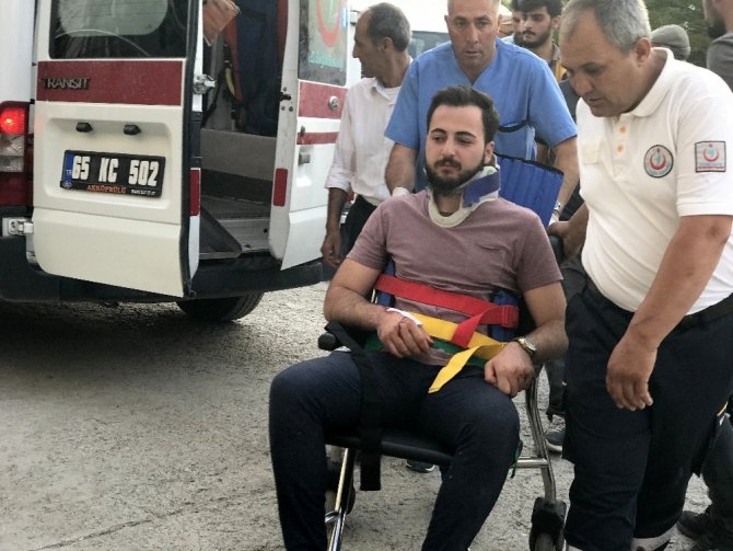 Van’da gerçekleşen trafik kazasında kişi yaralı!