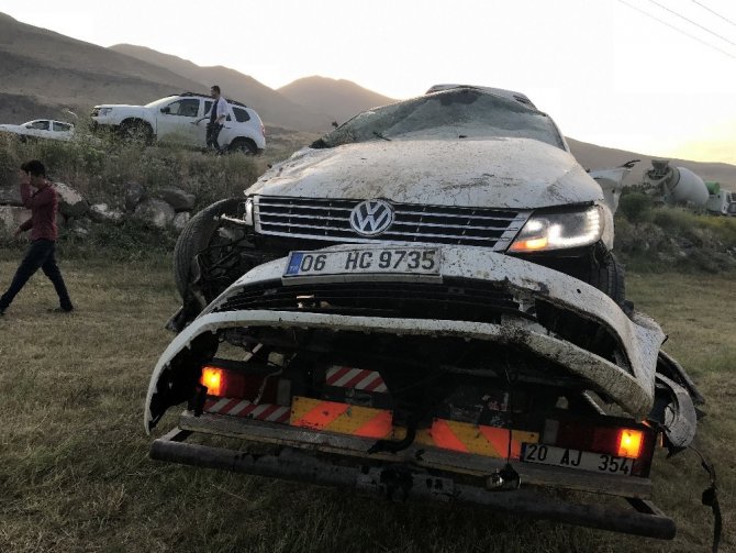 Van’da gerçekleşen trafik kazasında kişi yaralı!