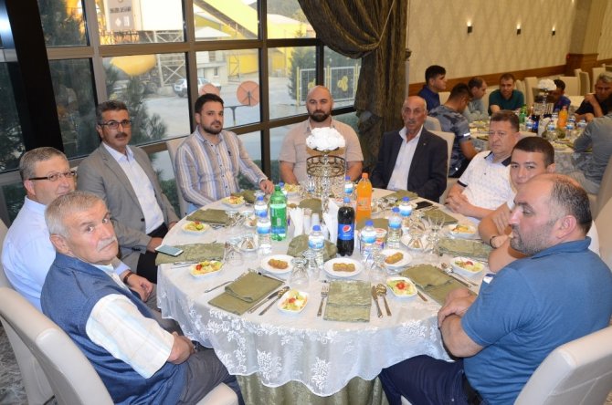 Binbaşı Süleyman Can’a veda yemeği