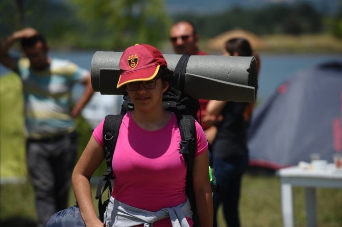 Gököz Göleti büyülüyor