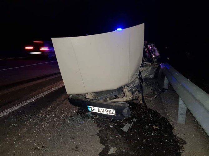 Çavdarhisar’da trafik kazası: 1 yaralı