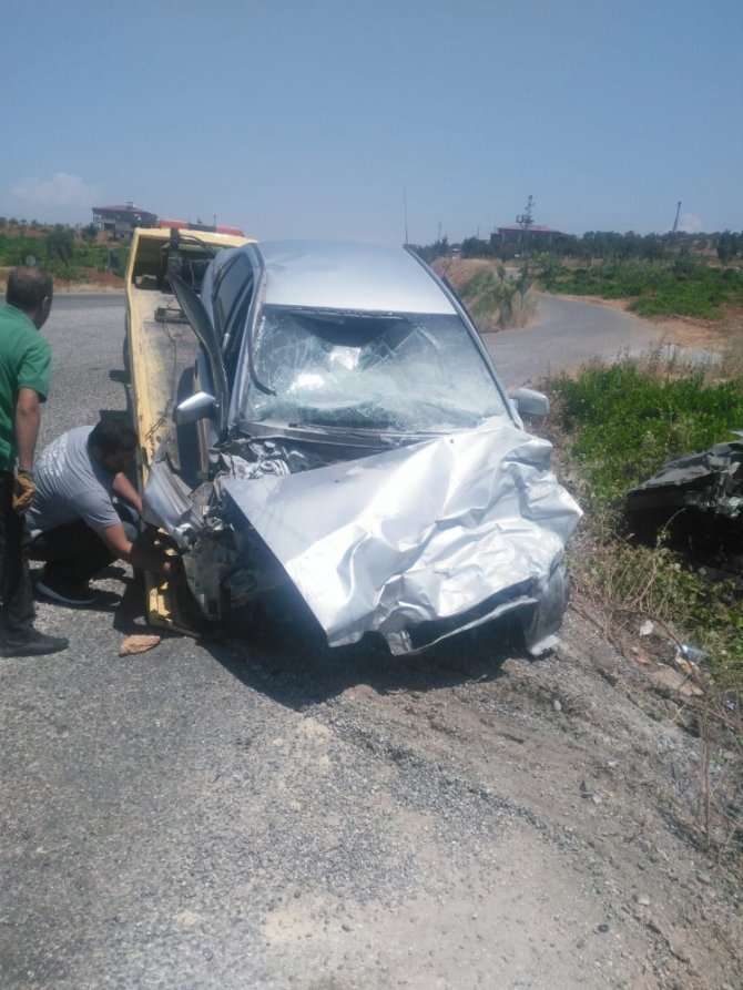 Kahramanmaraş’ta trafik kazası: 1 ölü, 5 yaralı