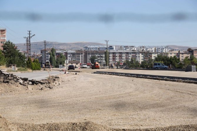 Recep Tayyip Erdoğan Bulvarı’nda çalışmalar sürüyor