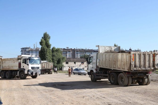 Recep Tayyip Erdoğan Bulvarı’nda çalışmalar sürüyor