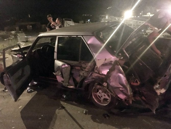 Erzincan’da trafik kazası: 1 yaralı