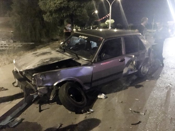 Erzincan’da trafik kazası: 1 yaralı