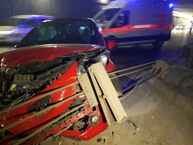 Ankara’da trafik kazası: 2 yaralı