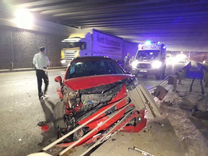 Ankara’da trafik kazası: 2 yaralı