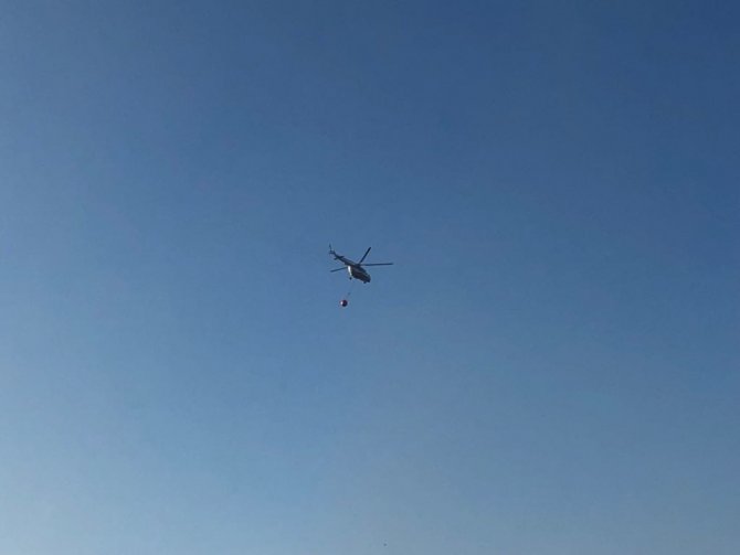 Bodrum’da korkutan yangın