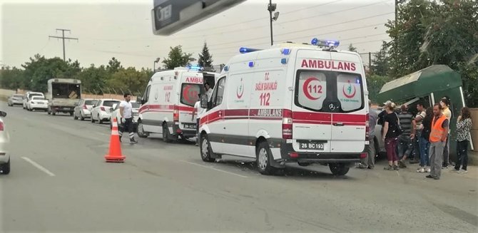 Eskişehir’de trafik kazası; 2 yaralı