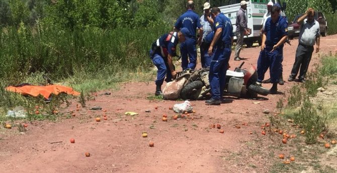 Motosiklet sürücüsü hayatını kaybetti