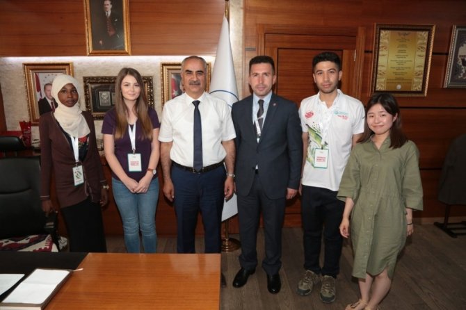 Yabancı öğrenciler Sivas’a hayran kaldı