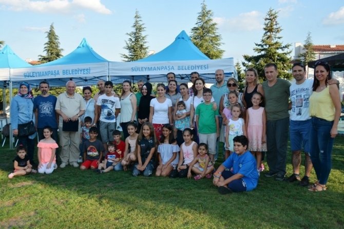 Başkan Eşkinat kamptan dönen ailelerle piknikte buluştu