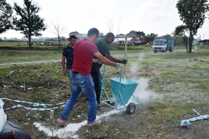 Tekirdağ’da kurban satış noktasında hazırlıklar tamamladı