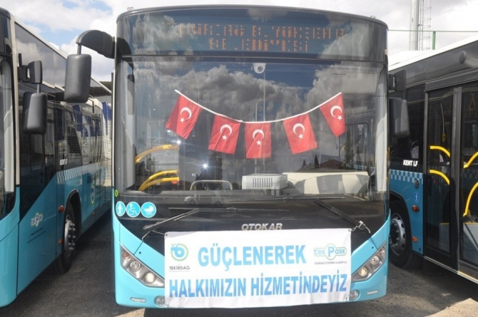 Tekirdağ’da Kurban Bayramı’nda toplu taşıma ücretsiz