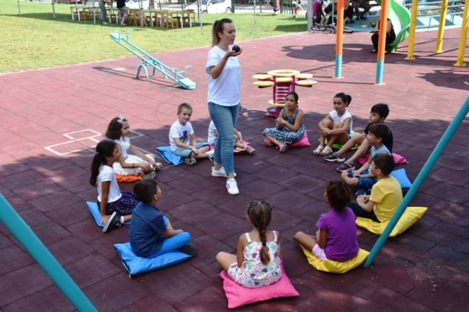 Çocuklar yaz tatillerini akıl ve zeka oyunlarıyla değerlendiriyor