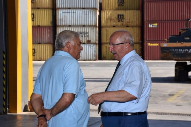 Başkanlar, Türkiye’nin en büyük limanında incelmelerde bulundu