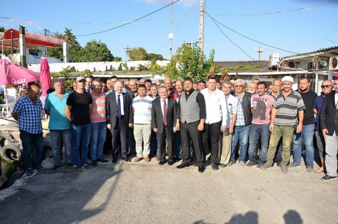 Balıkçı barınağında inceleme