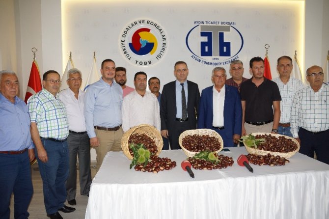 Aydın’da sezonun ilk kestanesi borsaya teslim edildi 26 Eylül 2018