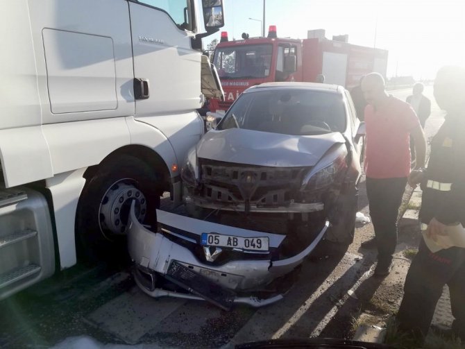 Samsun'un Havza ilçesiinde trafik kazası: 8 yaralı