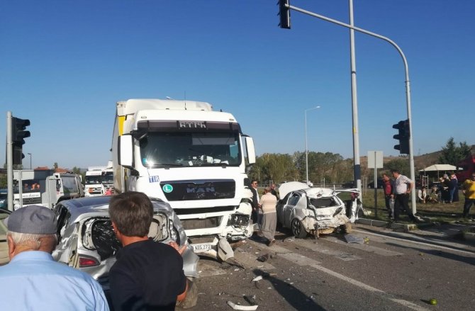 Samsun'un Havza ilçesiinde trafik kazası: 8 yaralı