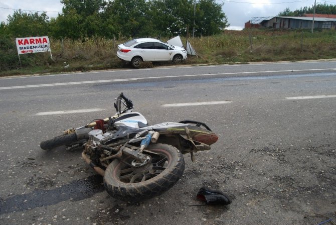 Tekirdağ’da trafik kazası: 2 yaralı 02 Ekim 2018