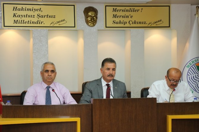 Toroslar Belediye Meclisi toplandı 02 Ekim 2018