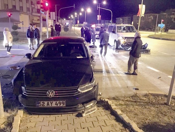 Sungurlu'da Kaza ucuz atlatıldı