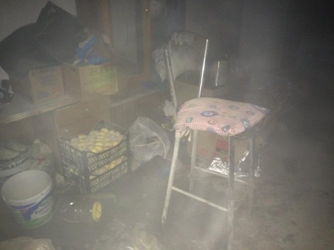 Eskişehir'de Elektrik kontağından çıkan yangın paniğe neden oldu