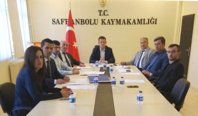 Safranbolu'da Köylere hizmet götürme birliği encümen toplantısı yapıldı